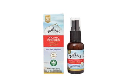 Organic Propolis and Manuka Throat spray