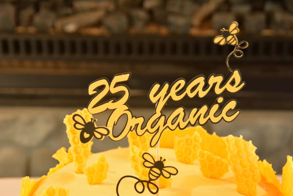 25 years organic