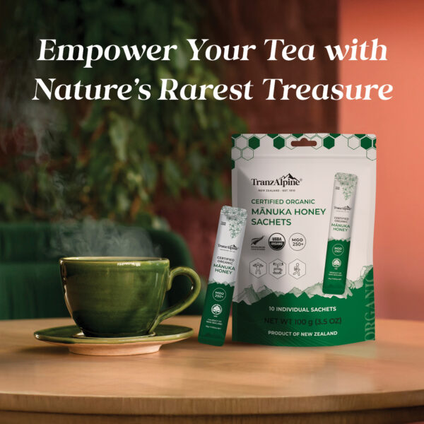 Organic Mānuka Honey Sachets MGO250+ - Image 3