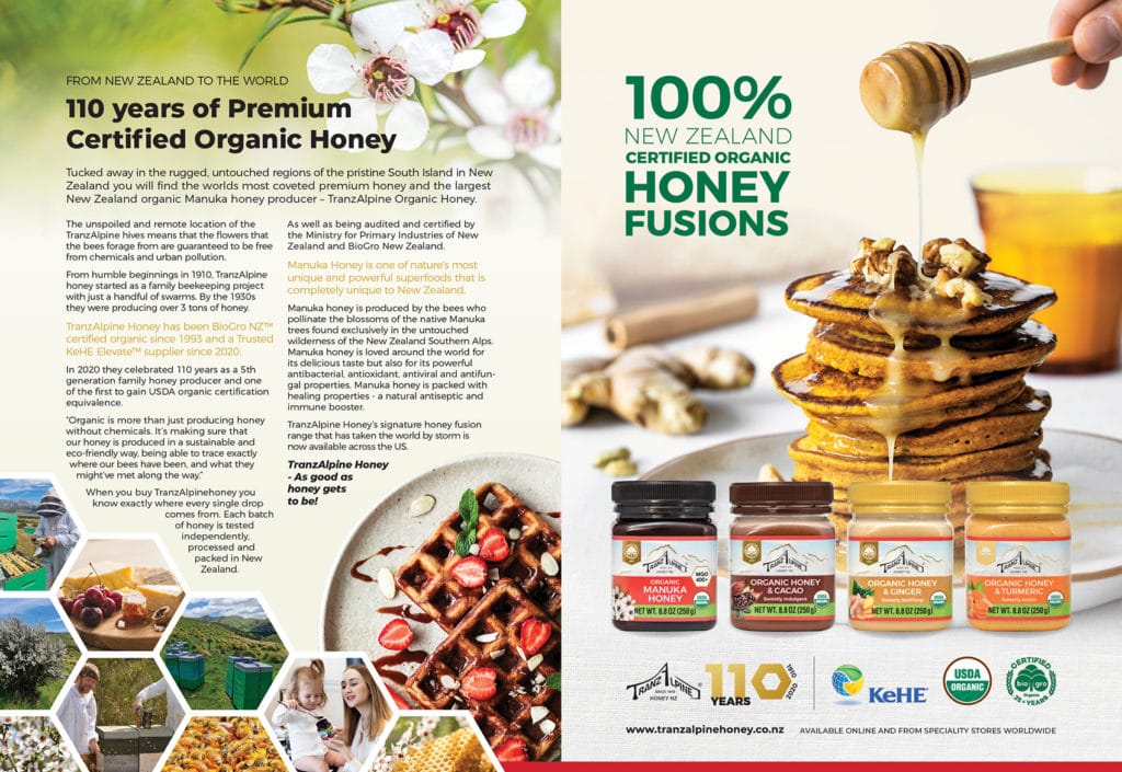 Organic honey in the US