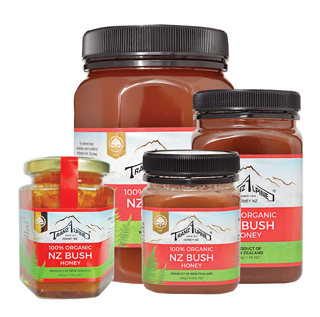 Organic Bush honey collection