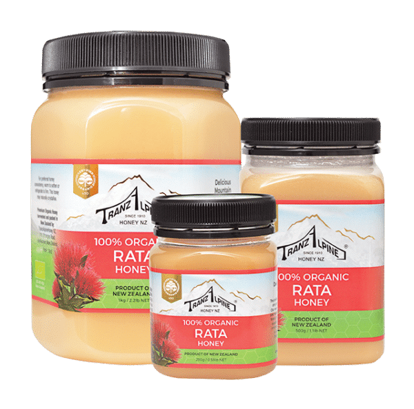 Organic Rata honey collection