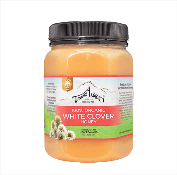 Pure White clover honey from New Zealand