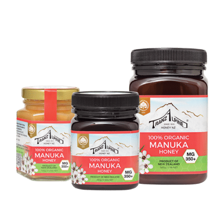 Organic manuka honey collection