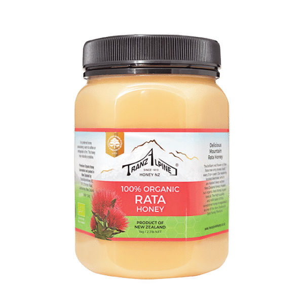 Organic Rata honey from New Zealand