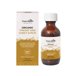 Organic Mānuka Throat and Chest Syrup MG550+
