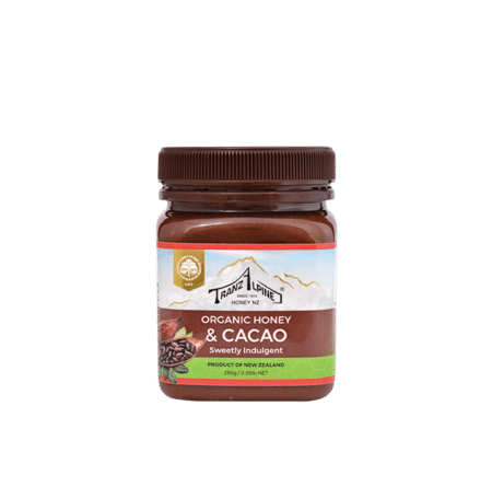 Organic honey with cacao