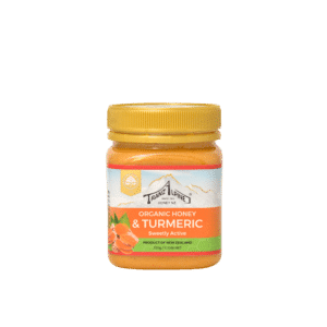 Organic honey with turmeric