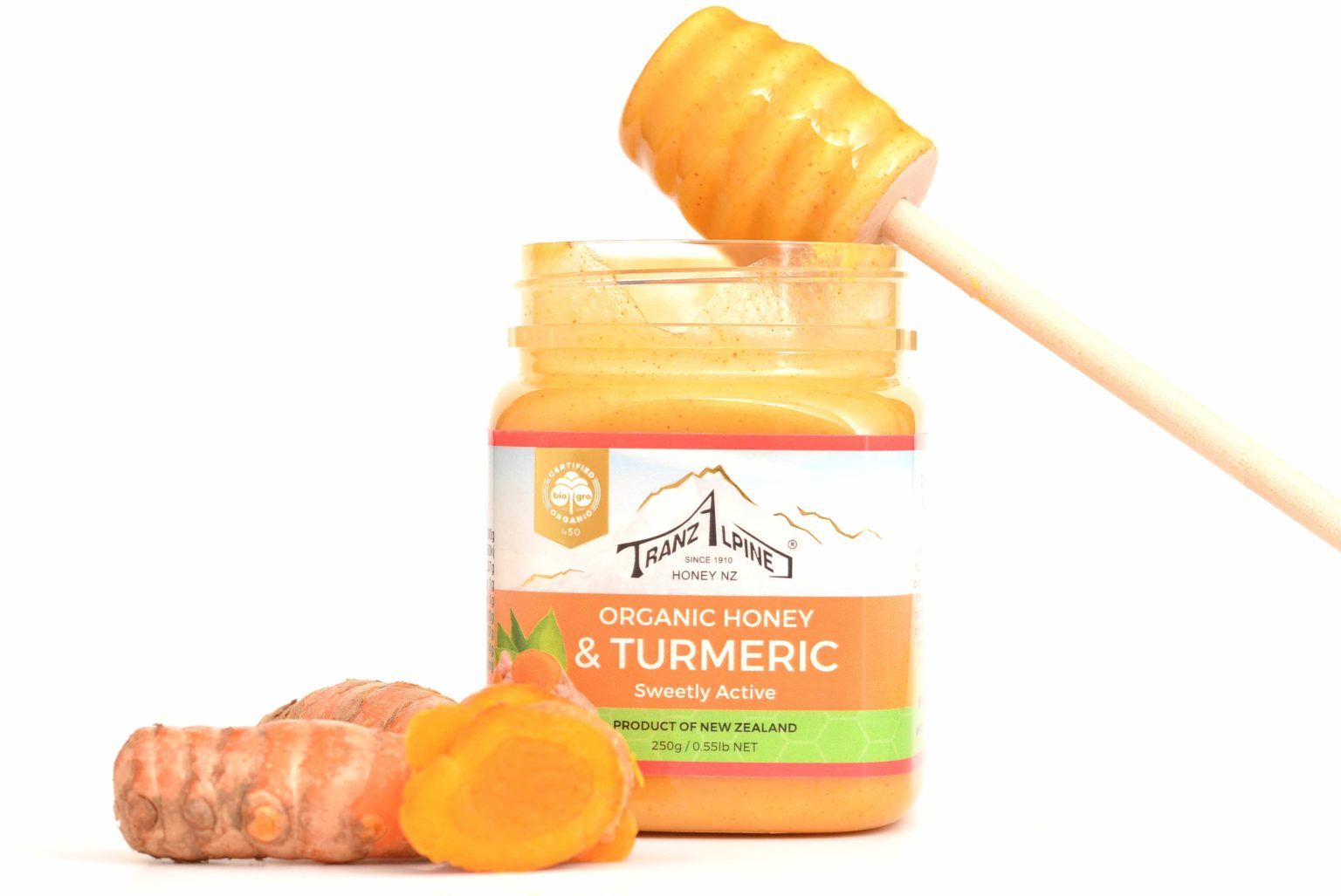 Organic honey with Turmeric
